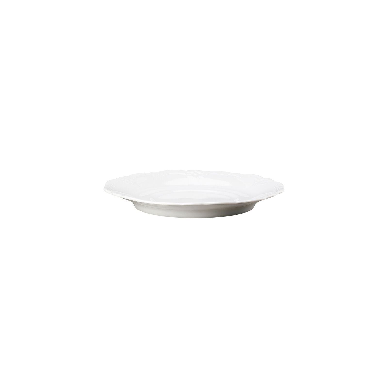 Hutschenreuther Porcelain, Creamsoup Baronesse Weiss saucer