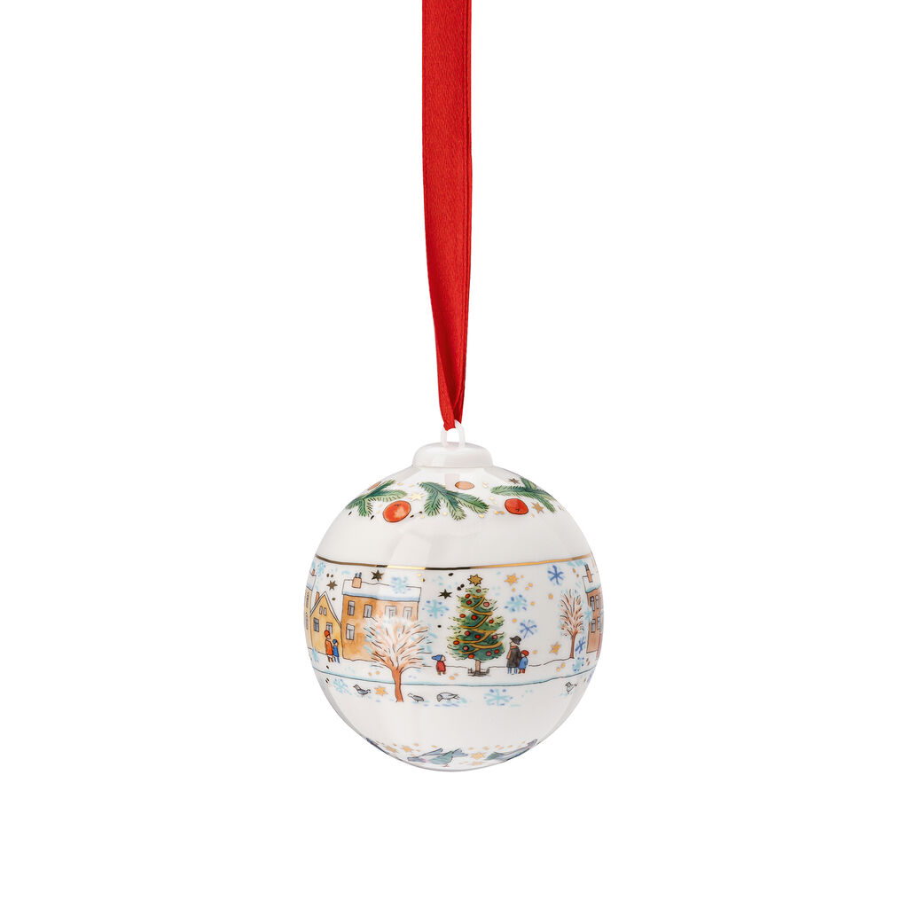 Porcellane Hutschenreuther, Sfera porcellana, Collector's Items Christmas  Weihnachtskugel 2023